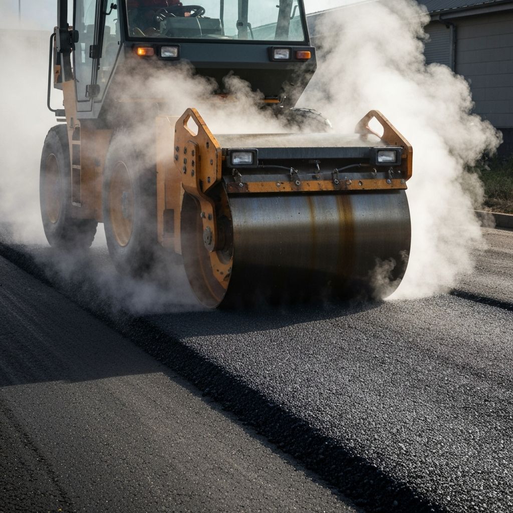 Asphalt paving